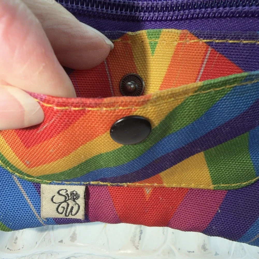 Sipsey Wilder Rainbow Print Card Holder Wallet Small
